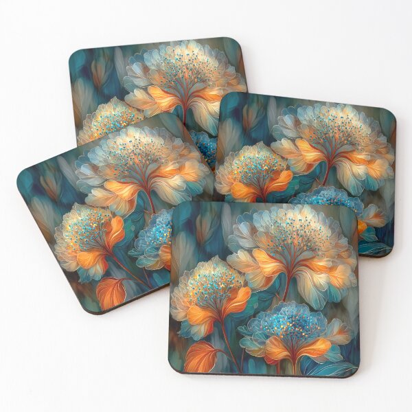Item preview, Fantasy Hydrangea Floral  Abstract Art designed and sold by MargaretWiktor.