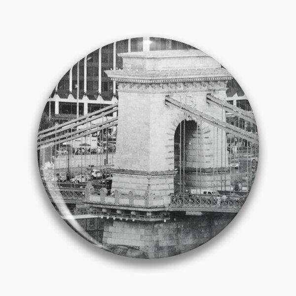 Item preview, Chain Bridge Budapest in Black & White – Iconic Landmark Over the Danube designed and sold by photo-travel.