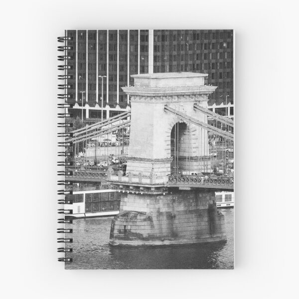 Item preview, Chain Bridge Budapest in Black & White – Iconic Landmark Over the Danube designed and sold by photo-travel.