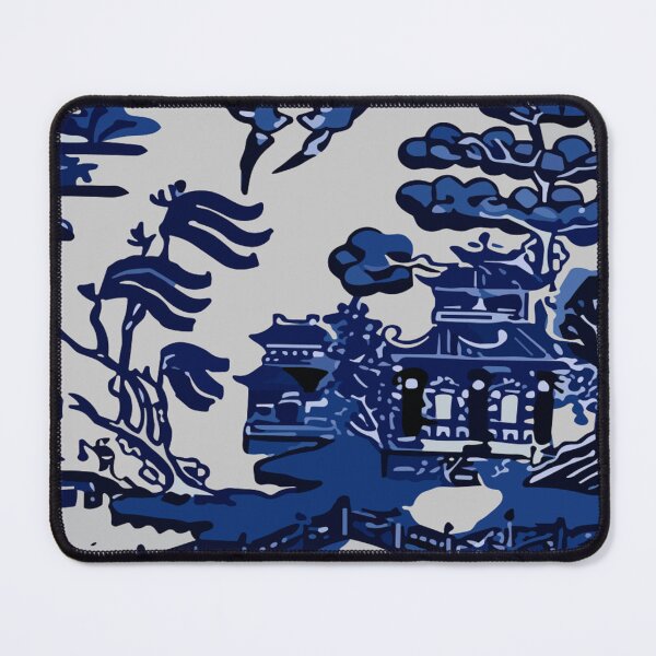 Item preview, Blue Willow Pattern Chinese Porcelain – Vintage Chinoiserie Dinnerware Design designed and sold by nigejohn.