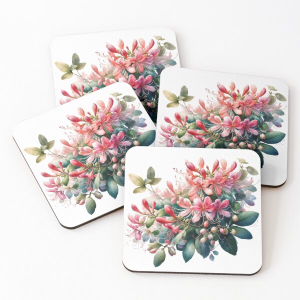 Item preview, "Scent of Summer: Japanese Honeysuckle in Bloom" designed and sold by Kriebelt.