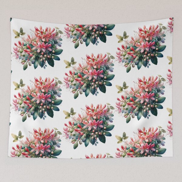 Item preview, "Scent of Summer: Japanese Honeysuckle in Bloom" designed and sold by Kriebelt.