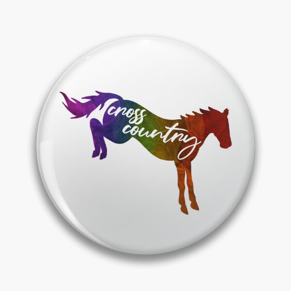 Item preview, Rainbow Cross Country Horse designed and sold by Trotting Hooves.