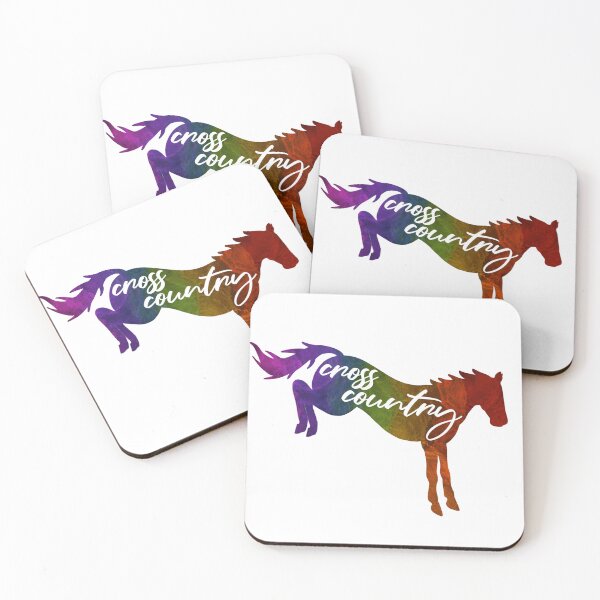 Item preview, Rainbow Cross Country Horse designed and sold by Trotting Hooves.