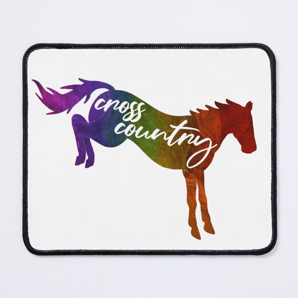 Item preview, Rainbow Cross Country Horse designed and sold by Trotting Hooves.