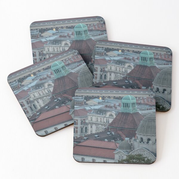 Item preview, Rooftops of Budapest in Black & White – Timeless Urban Elegance designed and sold by photo-travel.