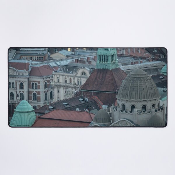 Item preview, Rooftops of Budapest in Black & White – Timeless Urban Elegance designed and sold by photo-travel.