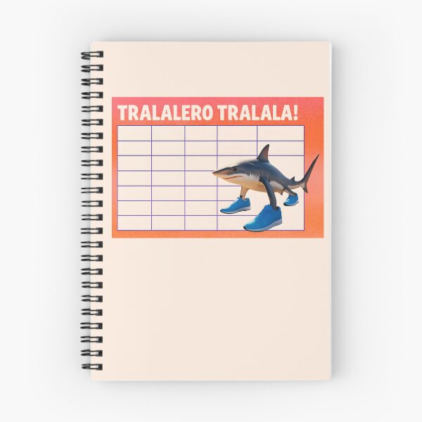 Item preview, Tralalero Tralala Empty Timetable Chart designed and sold by EmeraldeaArt.