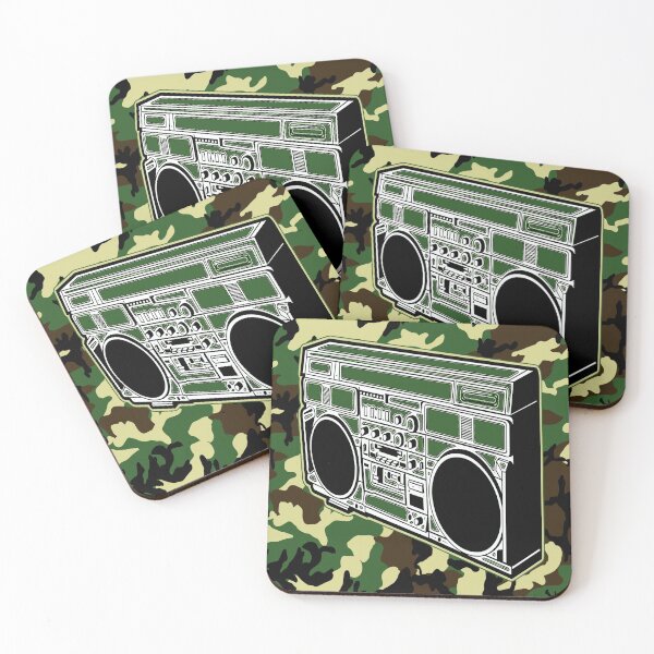 Item preview, Camo- Ghetto Blaster designed and sold by Klaus Bremner (Autotelic Art).
