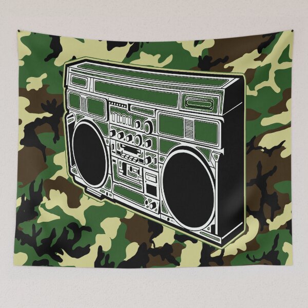 Item preview, Camo- Ghetto Blaster designed and sold by Klaus Bremner (Autotelic Art).