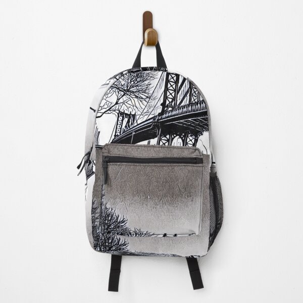 Item preview, Manhattan Bridge Noir – NYC Shadowscape designed and sold by Amber Hicks.