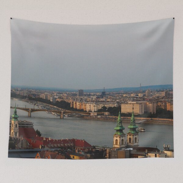 Item preview, Sunset Over the Danube in Budapest – Majestic River View designed and sold by photo-travel.