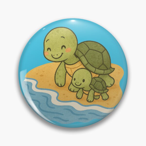 Item preview,  Parent and Baby Turtle's First Beach Day designed and sold by IraBum.