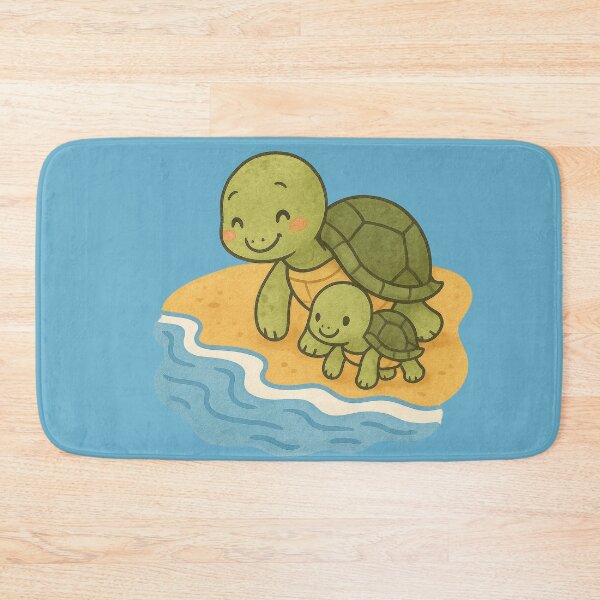 Item preview,  Parent and Baby Turtle's First Beach Day designed and sold by IraBum.