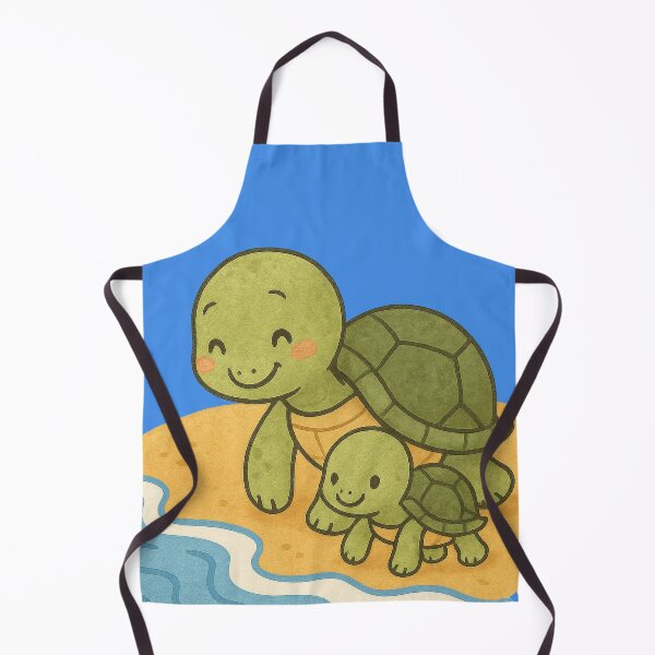 Item preview, Parent and Baby Turtle's First Beach Day designed and sold by IraBum.