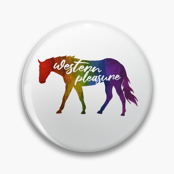 Item preview, Rainbow Western Pleasure Horse designed and sold by Trotting Hooves.