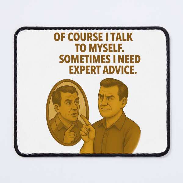 Item preview, Of Course I Talk to Myself designed and sold by Nuvijo.