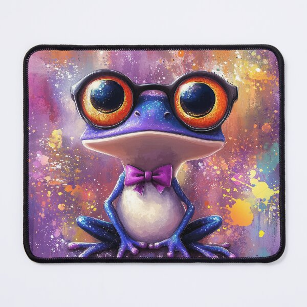 Item preview, Frog with glasses, Pop Art designed and sold by ARTelierDigital.