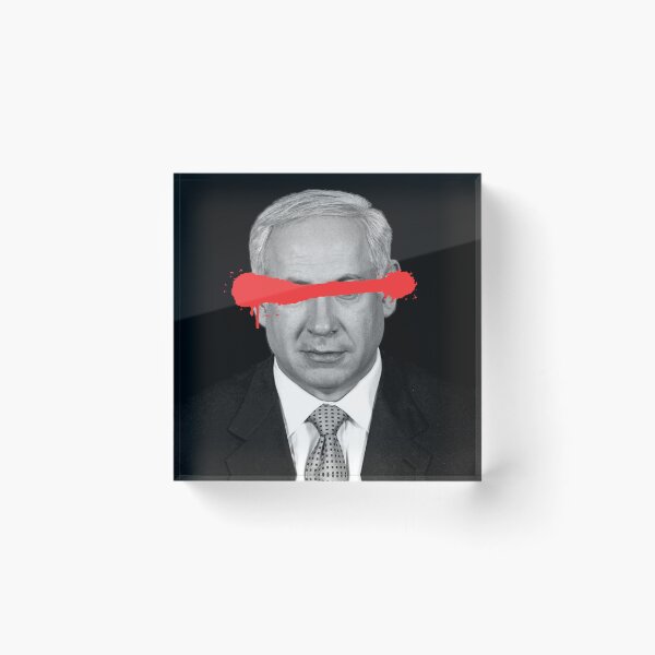 Item preview, Netanyahu Red Graffiti Design designed and sold by VelvetCollapse.