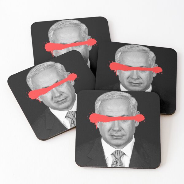 Item preview, Netanyahu Red Graffiti Design designed and sold by VelvetCollapse.