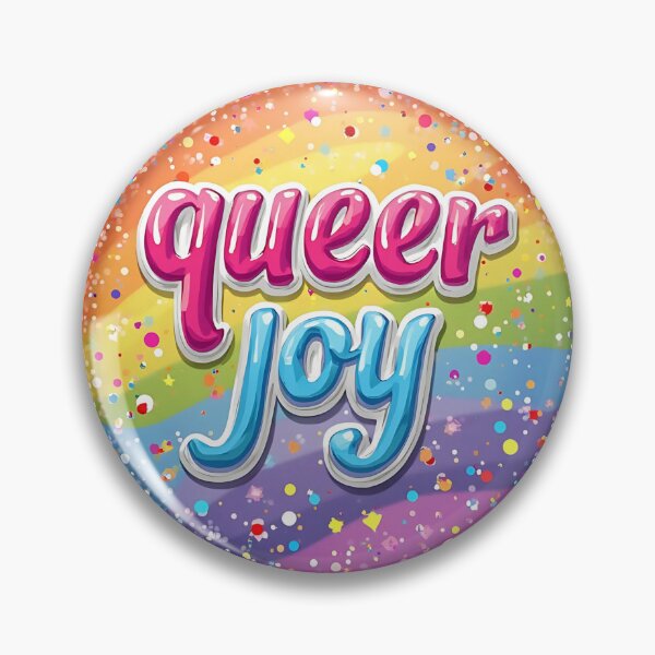 Item preview, Queer Joy Now – Bold LGBTQ+ Pride Sticker for Positivity, Protest & Self-Love designed and sold by RevGuard.