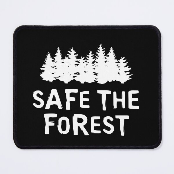 Item preview, Copy of safe the forest - forest silhouette and nature conservation symbol designed and sold by AndreMi.
