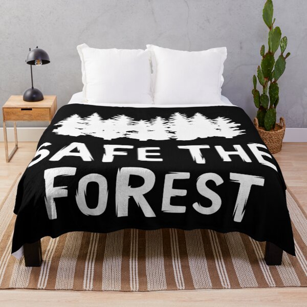 Item preview, Copy of safe the forest - forest silhouette and nature conservation symbol designed and sold by AndreMi.