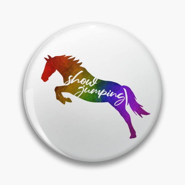 Item preview, Rainbow Show Jumping Horse designed and sold by Trotting Hooves.