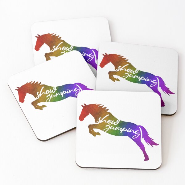 Item preview, Rainbow Show Jumping Horse designed and sold by Trotting Hooves.