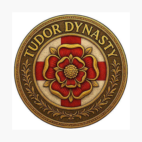 Item preview, Tudor Dynasty Crest Historic English Rose Emblem designed and sold by historyandmore.