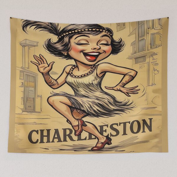 Item preview, Charleston Dancer Art – 1920s Flapper Fun designed and sold by gleefulme.