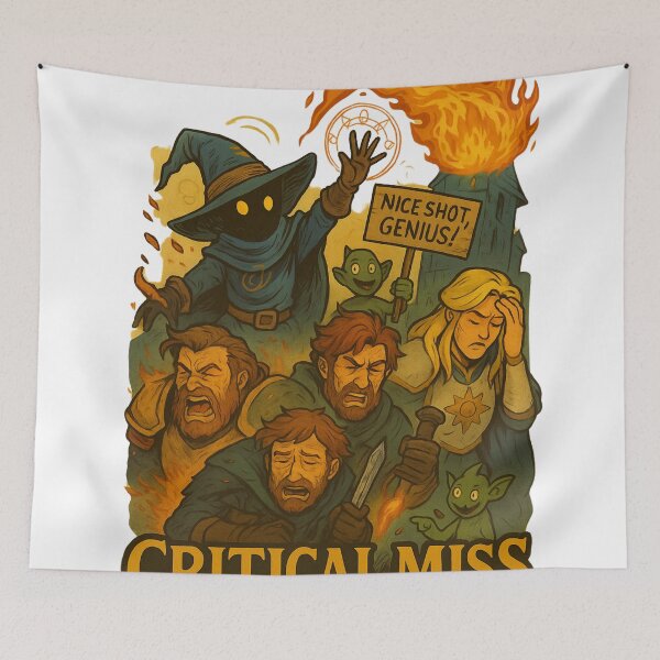 Item preview, Black Mage Fail designed and sold by SillyTabletopAP.