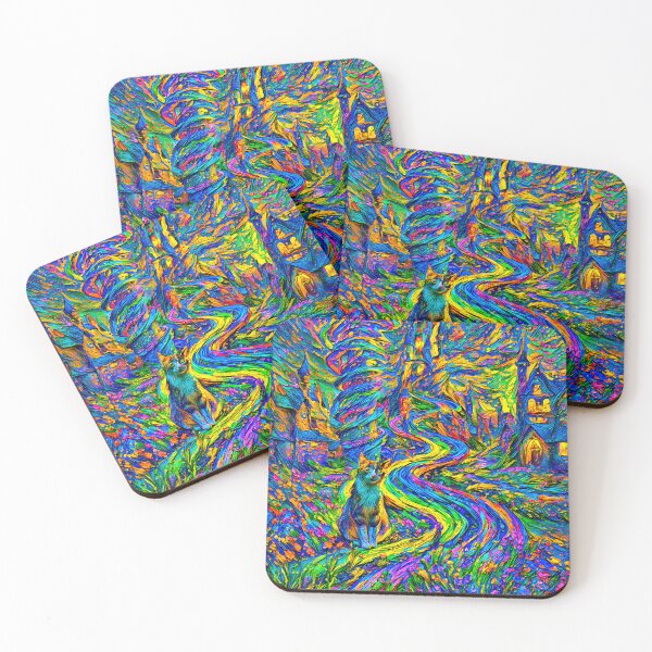 Item preview, Path of Light through the Painted Village designed and sold by blackhalt.