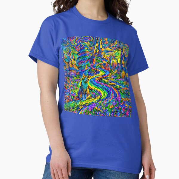 Path of Light through the Painted Village Classic T-Shirt