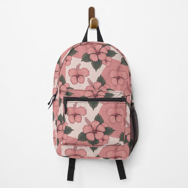 Item preview, Pink Preppy hibiscus floral designed and sold by CandyVenom.
