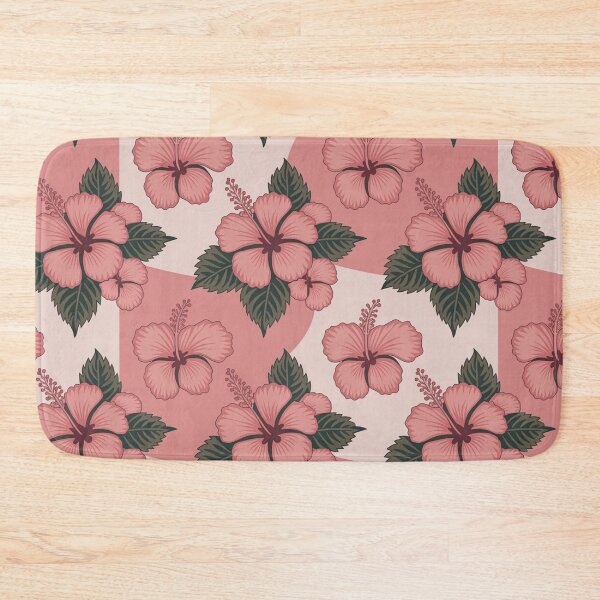 Item preview, Pink Preppy hibiscus floral designed and sold by CandyVenom.