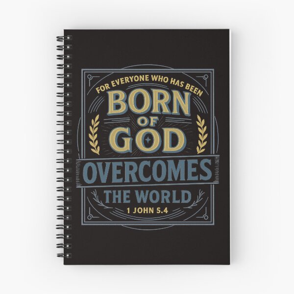 Item preview, 1 John 5:4 Born of God Overcomes the World designed and sold by SimplySelim.