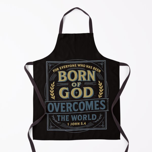 Item preview, 1 John 5:4 Born of God Overcomes the World designed and sold by SimplySelim.