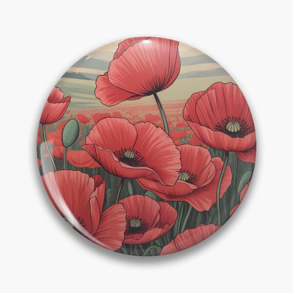 Item preview, "red poppies surrealism". designed and sold by Lilashakti ⭐️ ⭐️ ⭐️ ⭐️ ⭐️.