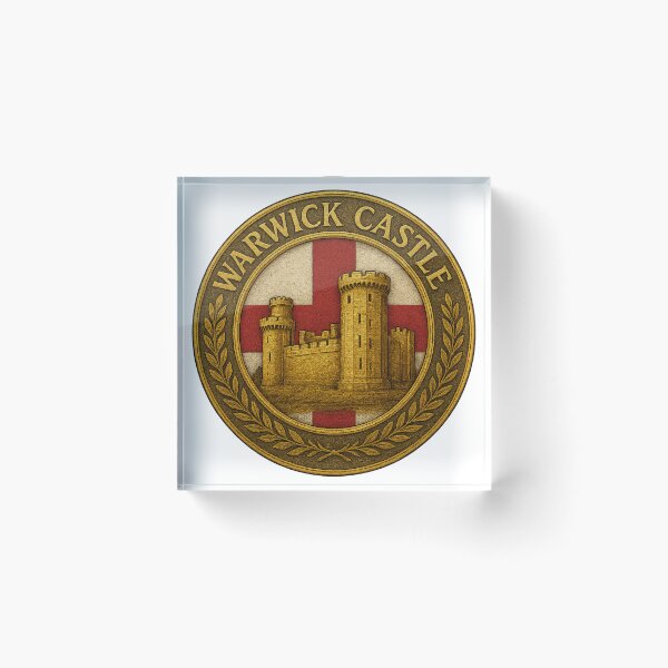 Item preview, Warwick Castle Crest Medieval English Heritage Emblem designed and sold by historyandmore.
