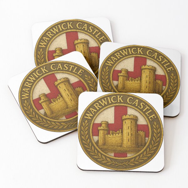 Item preview, Warwick Castle Crest Medieval English Heritage Emblem designed and sold by historyandmore.