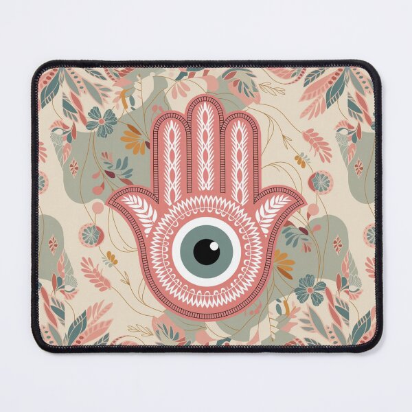Item preview, Pink Hamsa evil eye designed and sold by CandyVenom.