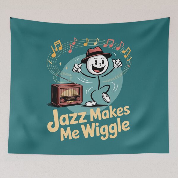 Item preview, Jazz Makes Me Wiggle designed and sold by SignumShop.