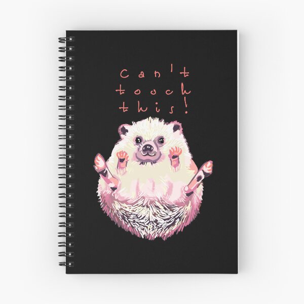 Item preview, Cute Hedgehog Illustration – Can’t Touch This Funny Animal Art for Stickers and T-Shirts designed and sold by Pandositive.