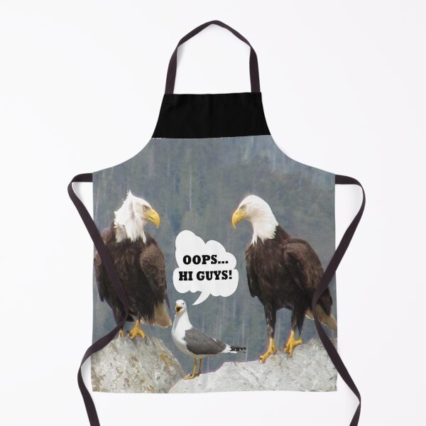 Item preview, Funny Seagull and Eagles Birds of Prey Joke designed and sold by SandyMDesigns.