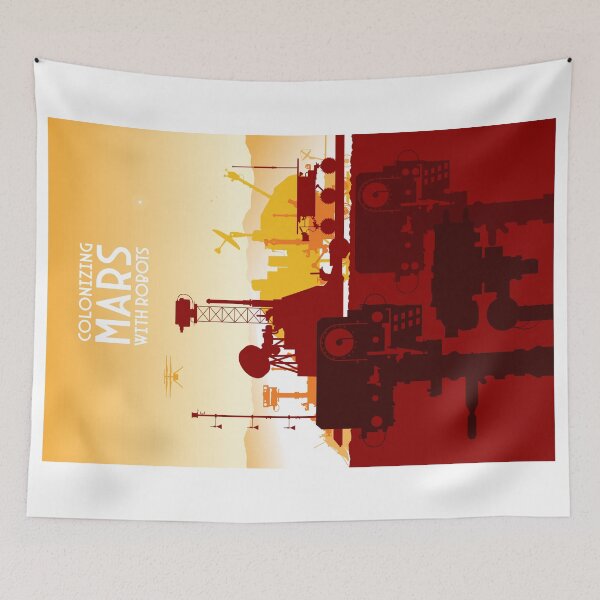 Item preview, Colonizing Mars (With robots) (Pop) designed and sold by BGALAXY.