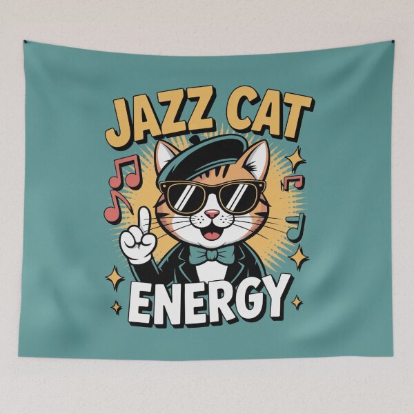 Item preview, Jazz Cat Energy designed and sold by SignumShop.