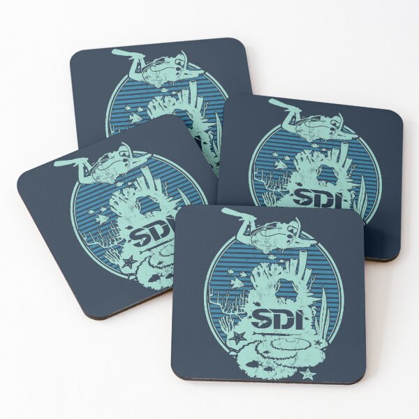 Item preview, Scuba Diving International (SDI) - Scuba Diver with Coral Reef designed and sold by Shop-SDI.