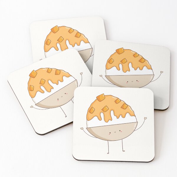 Item preview, Kawaii Korean Bingsu Dessert – Cute Shaved Ice Treat Aesthetic Art designed and sold by Kimchi-style-.