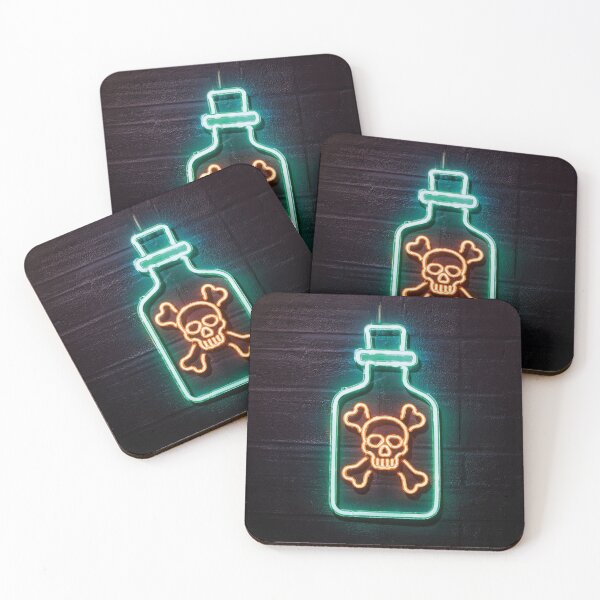 Item preview, Poison bottle green designed and sold by Becky-Poppins.